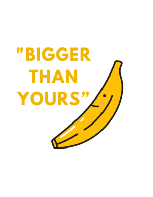 Bigger than yours sticker