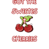 Sweetest cherries sticker