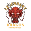 Foxyz Legendry Dragon - Ready to Eat Printed sticker
