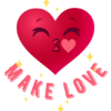 Make love sticker