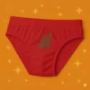 Foxyz Enjoy Every Moment Printed Red Underwear