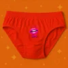 Foxyz Place Your Lips Here Printed red Underwear