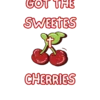Foxyz got the sweetest cherries printed sticker mockup