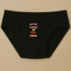 Foxyz black printed underware with got the sweetest cherries print on it