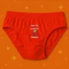 Foxyz red printed underware with got the sweetest cherries print on it