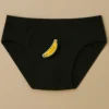 Foxyz I am Delicious Printed Black Underwear