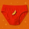 Foxyz I am Delicious Printed Red Underwear