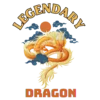 Foxyz Legendry dragon wake me up printed sticker mockup