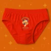 Foxyz red printed underware with Legendry Dragon Wake Me Up print on it