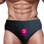 Place your lips black