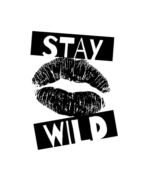 Foxyz Stay Wild Printed Sticker