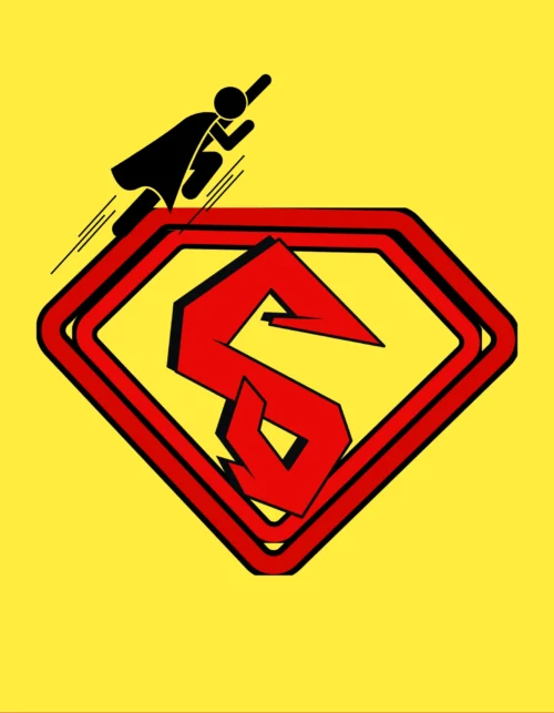 Foxyz Superhero Print