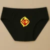 Foxyz Superhero Printed Black Underwear