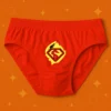 Foxyz Superhero Printed Red Underwear