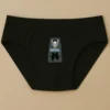 Foxyz Devil Printed Black Underwear