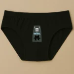 Foxyz Devil Printed Black Underwear