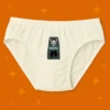Foxyz Devil Printed White Underwear