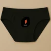 Foxyz Black Printed Underwear