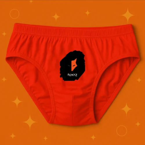 Foxyz Red Printed Underwear