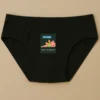 Foxyz I Am Addictive Printed Black Underwear