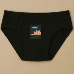 Foxyz I Am Addictive Printed Black Underwear