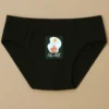 Foxyz Lets Chill Printed Black Underwear