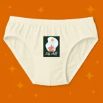 Foxyz Lets Chill Printed White Underwear