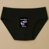 Foxyz Lets Play Kinky Printed Black Underwear