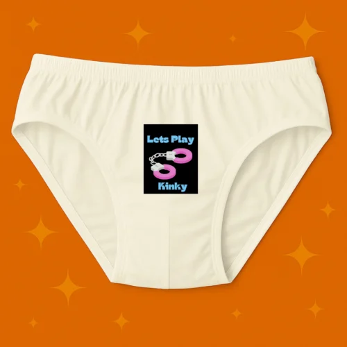 Foxyz Lets Play Kinky Printed White Underwear