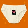 Foxyz Lip Gloss Available Printed White Underwear