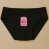 Foxyz Lollypop Printed Black Underwear
