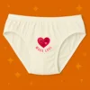 Foxyz Make Love Printed White Underwear