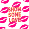 Foxyz Show Some Love Printed Sticker