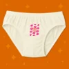 Foxyz Show Some Love Printed White Underwear
