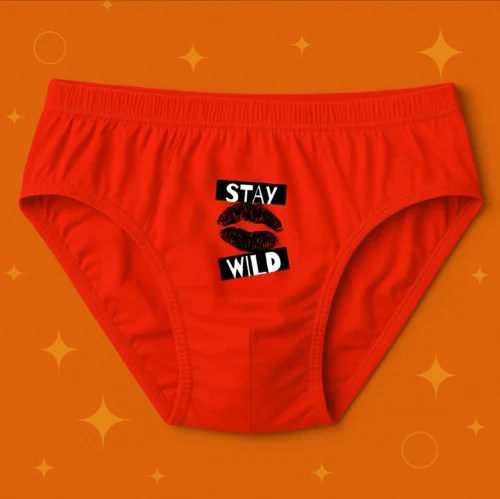Foxyz Stay Wild Printed REdUnderwear