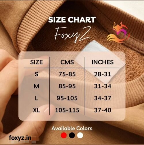 underwear size chart