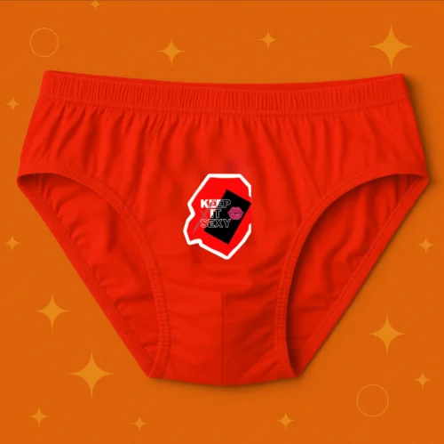 Foxyz Keep It Sexy Printed Red Underwear