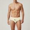Model Wearing Foxyz Nagoba Dulaya Lagla Printed White Underwear